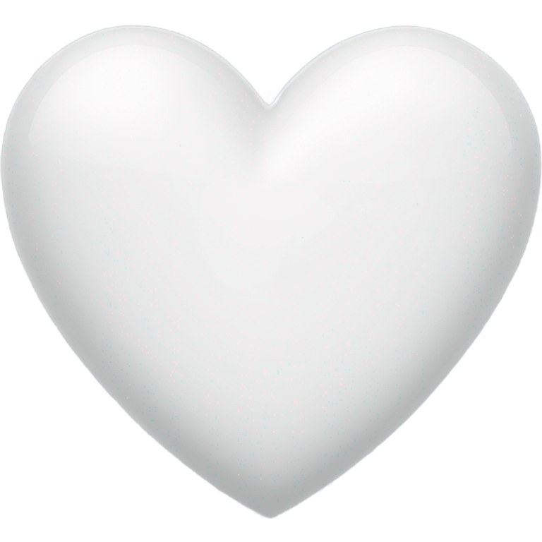 White heart  emoji