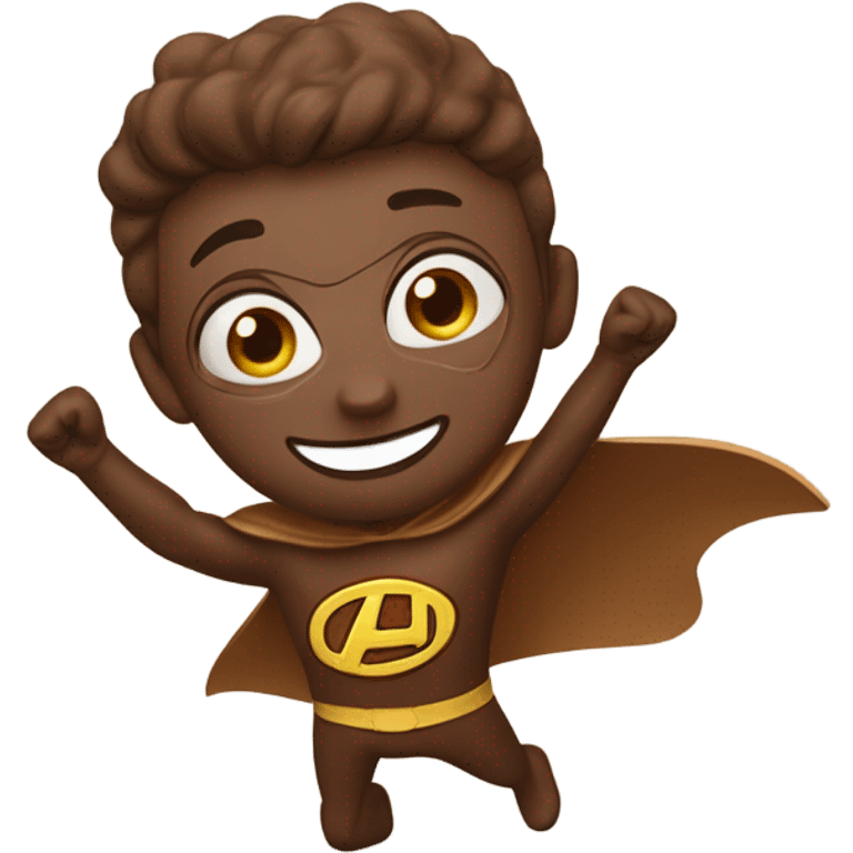 Nutella super hero happy emoji