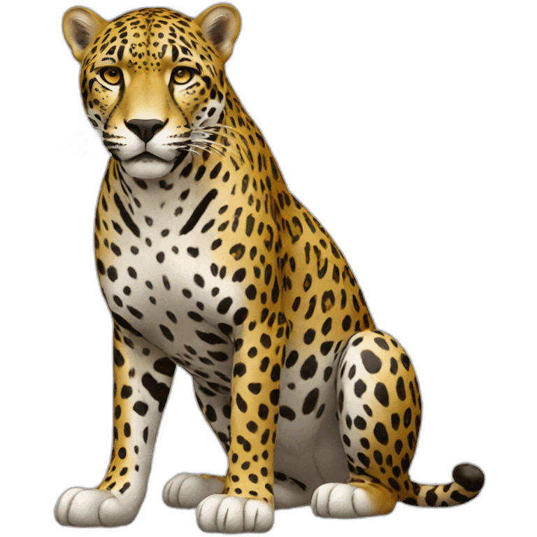 Jaguar full body emoji