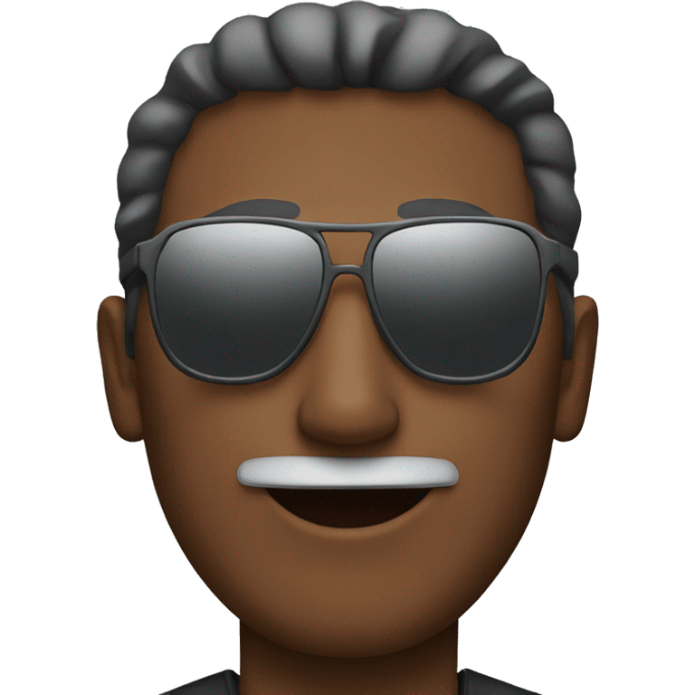 A man wearing sunglasses  emoji