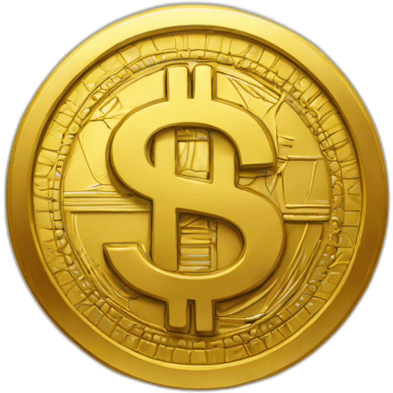 golden dollar symbol emoji