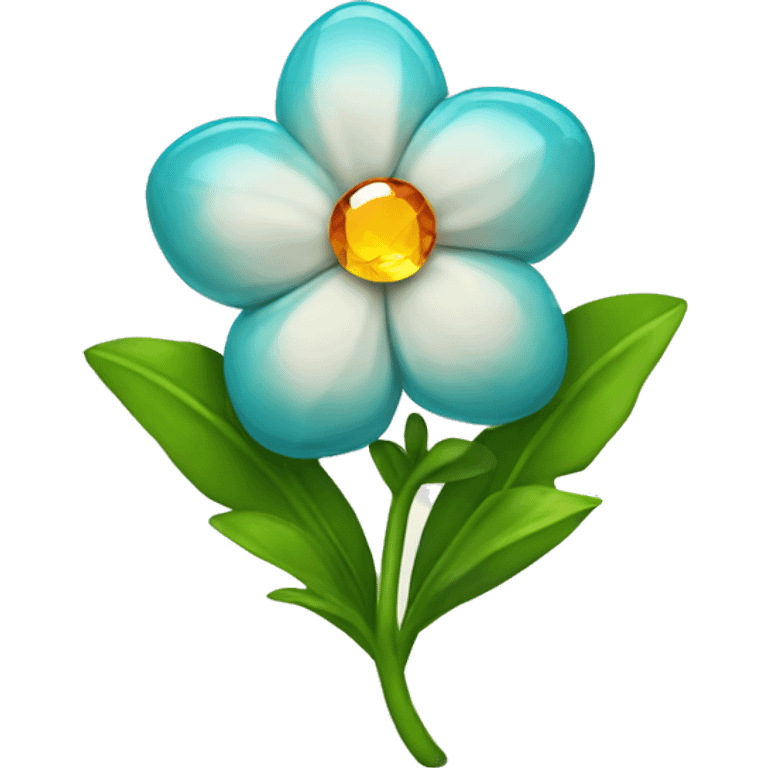 Dimond as a flowe emoji