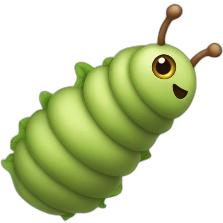 Flying larva emoji