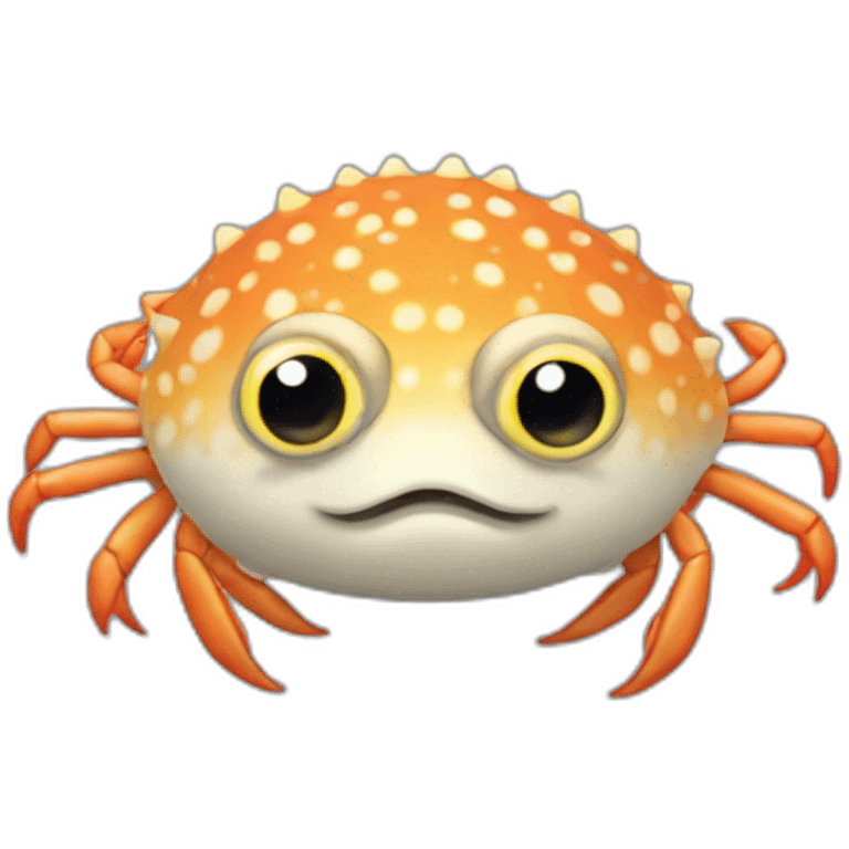 crab-pufferfish-eightlegs emoji