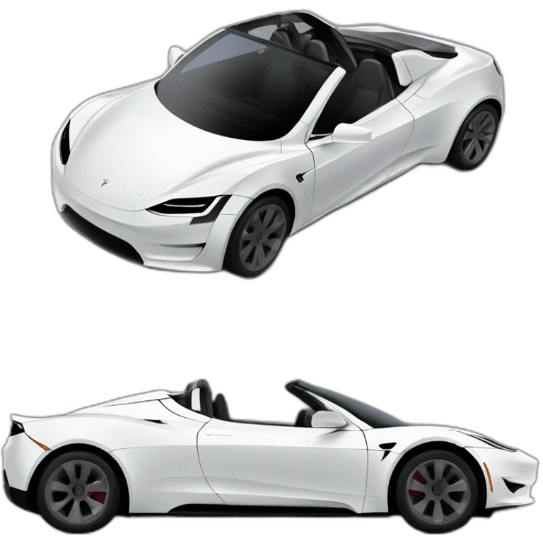 Tesla roadster emoji