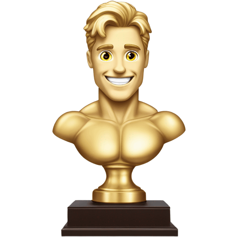 “Most handsome Man” trophy emoji