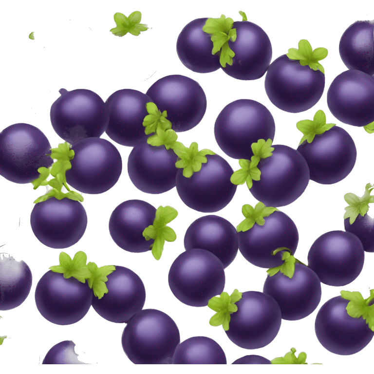 two blackcurrant emoji