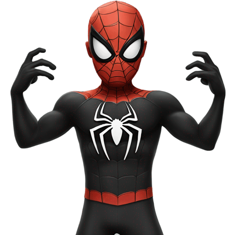 Black Spider- Man  emoji