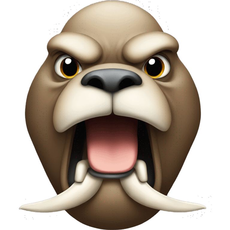 Angry walrus  emoji