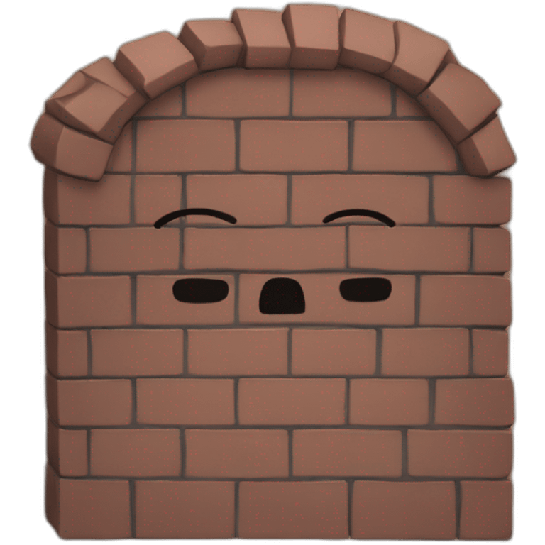 brick no face  emoji