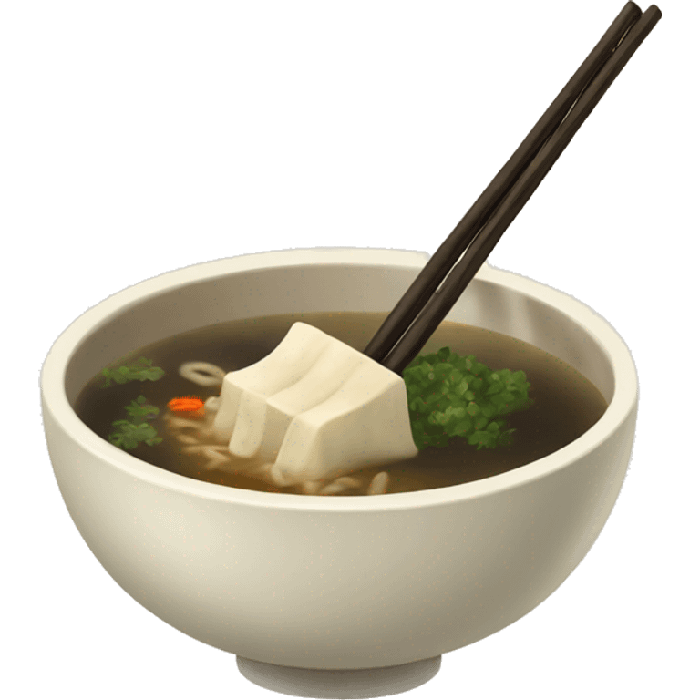 Japanese miso soup emoji