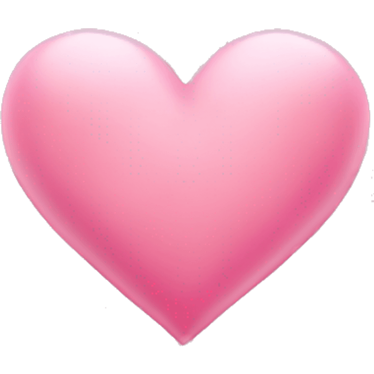 Cute pink heart emoji