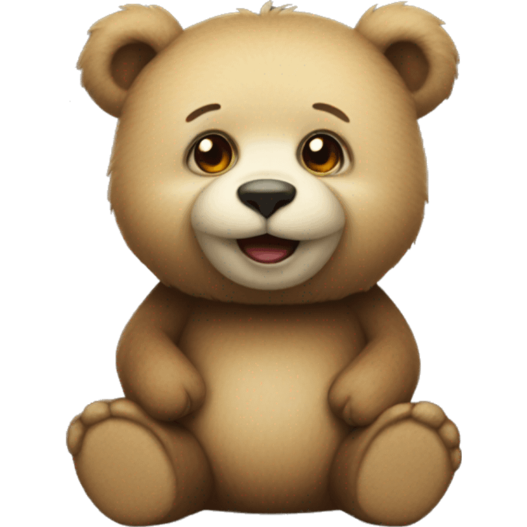 Un petit ours emoji