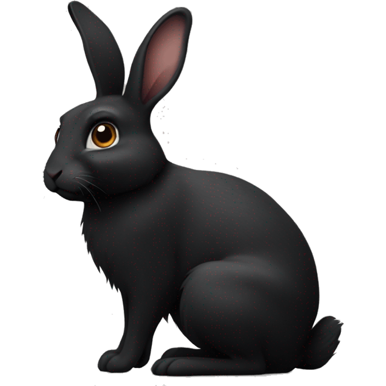 Black rabbit  emoji