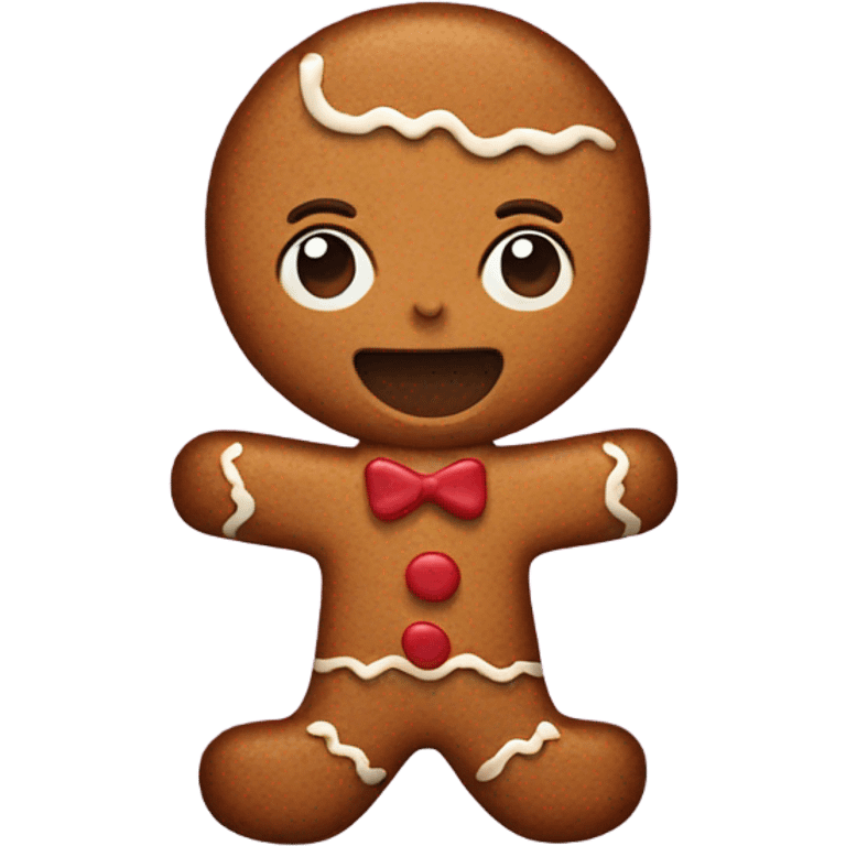 brown gingerbread emoji