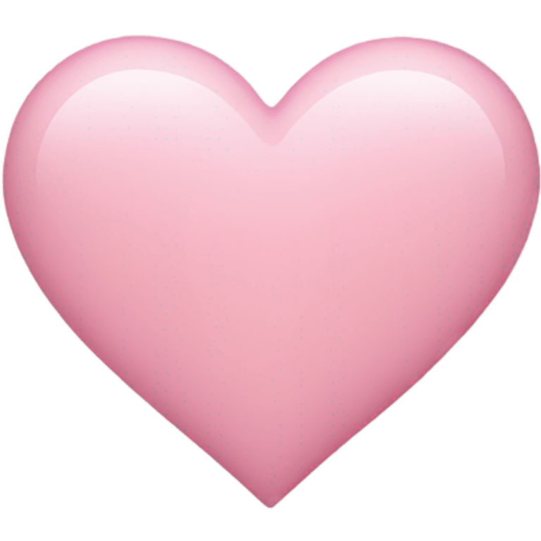 A light pink heart emoji