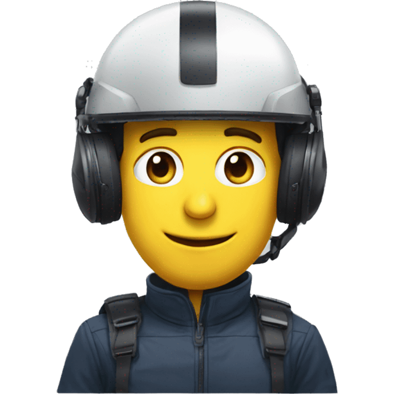 Macron avec un casque vr emoji