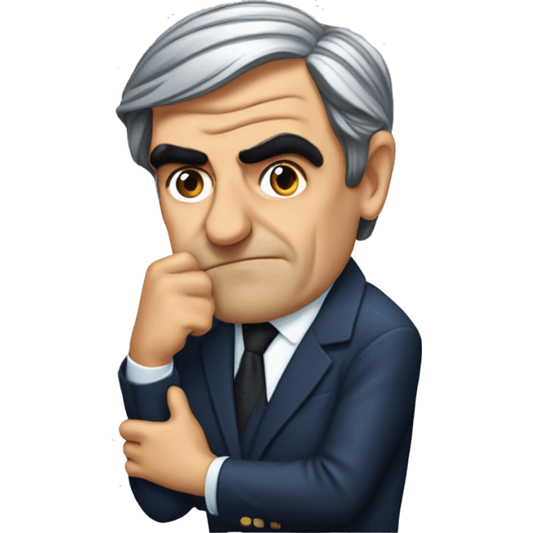 François fillon hidding something emoji