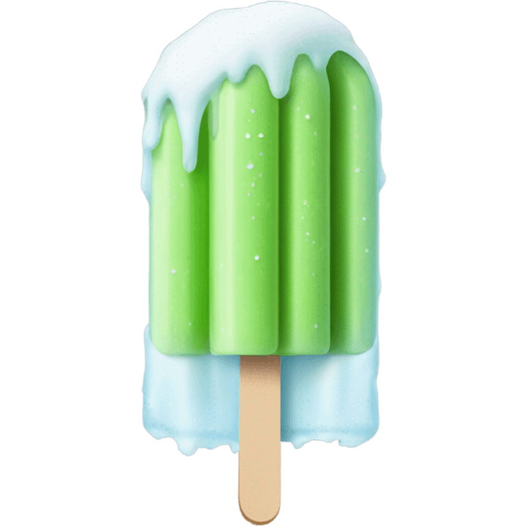 snow-covered ice pops emoji