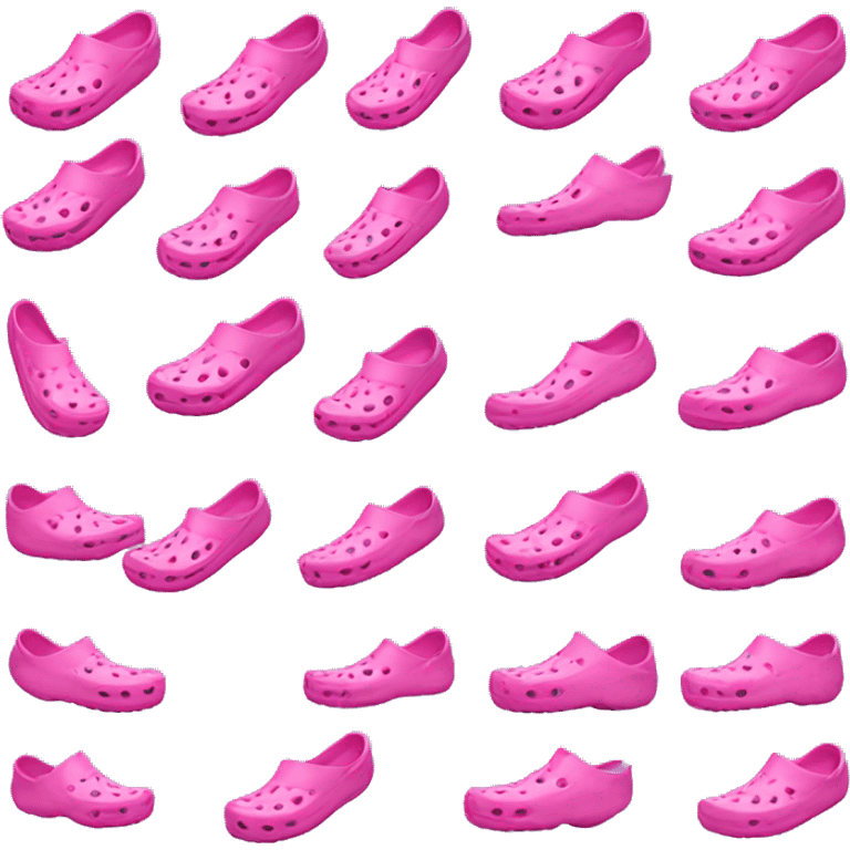 Pink crocs  emoji