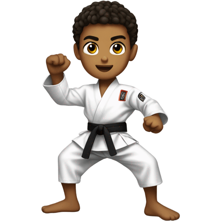 Karate boy  emoji