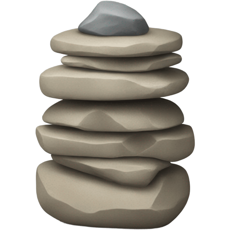 Rock-a-Stack toy emoji