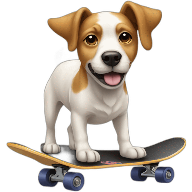 a dog on a skateboard  emoji