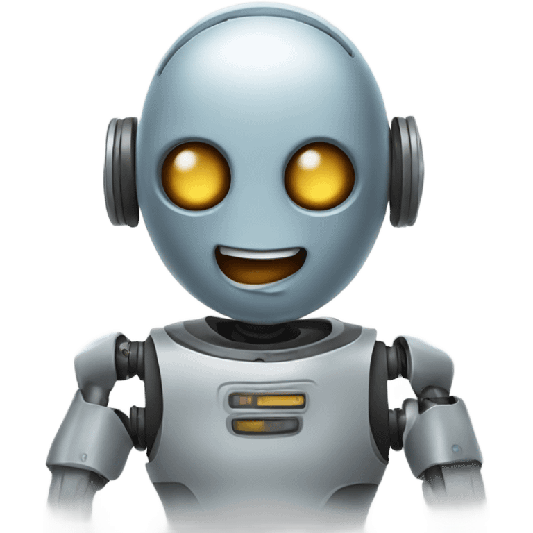 happy robot emoji