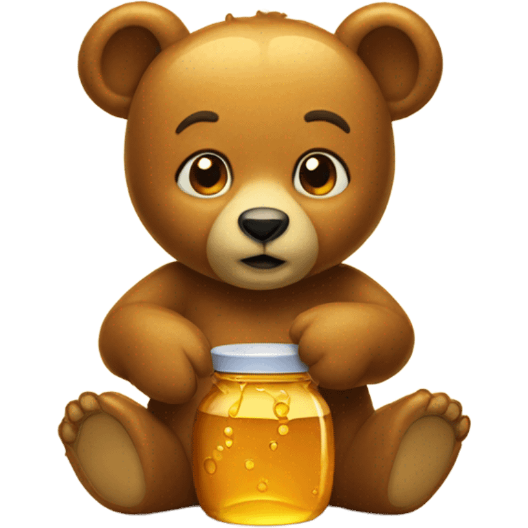 Honey bear emoji