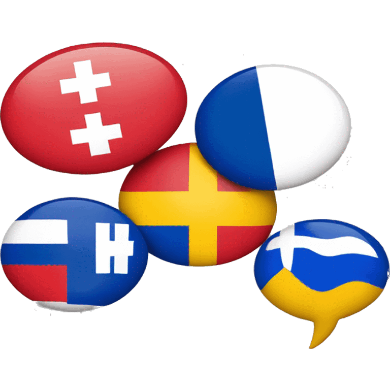 Slovakia, Finland, Israel and Romanian flag mixed together emoji