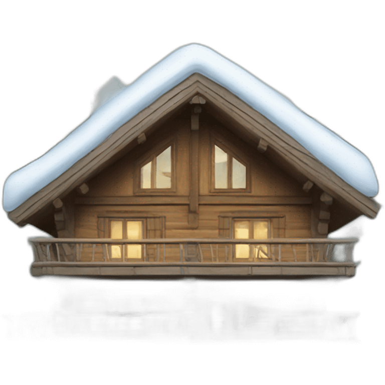 chalet emoji