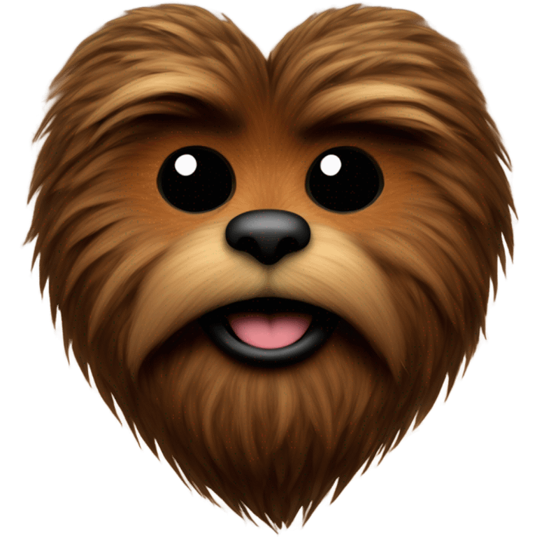 Chewbacca heart emoji