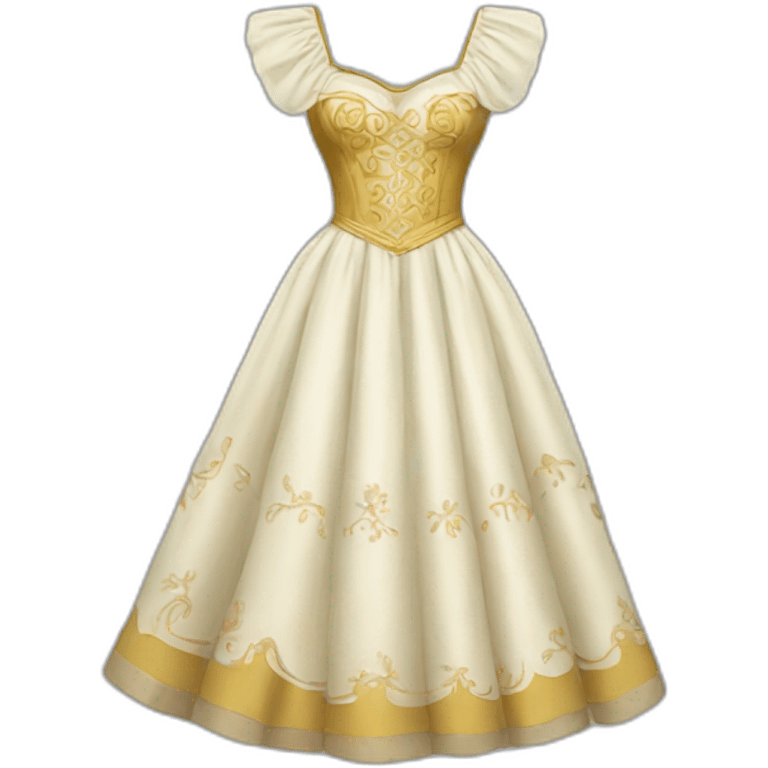 russion style dress emoji