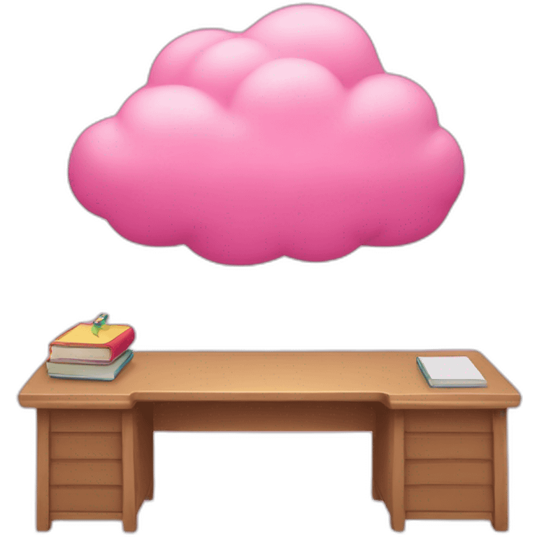 Pink Cloud classroom emoji