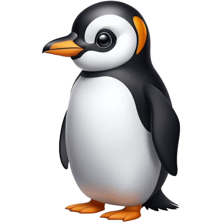 Cool penguin emoji