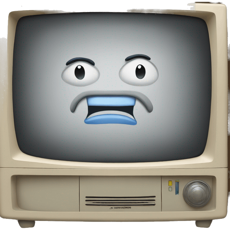 Tv in which TV is written emoji