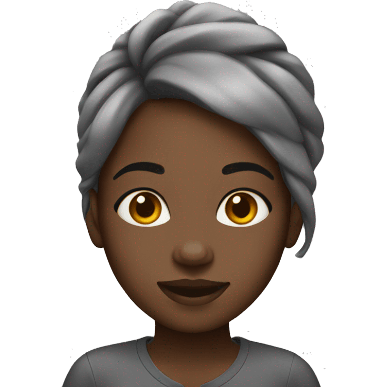 Black girl emoji