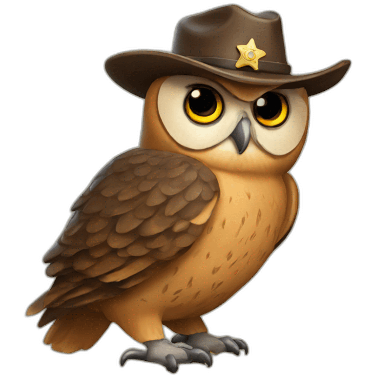 Sheriff Owl emoji