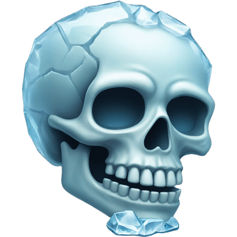 skull + ice emoji