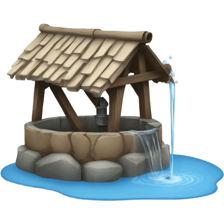 A water well emoji