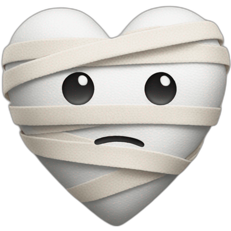 Heart with bandages emoji