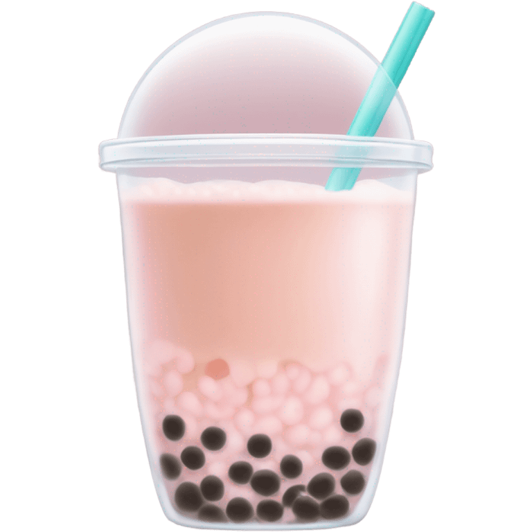 Light Pink Boba tea emoji