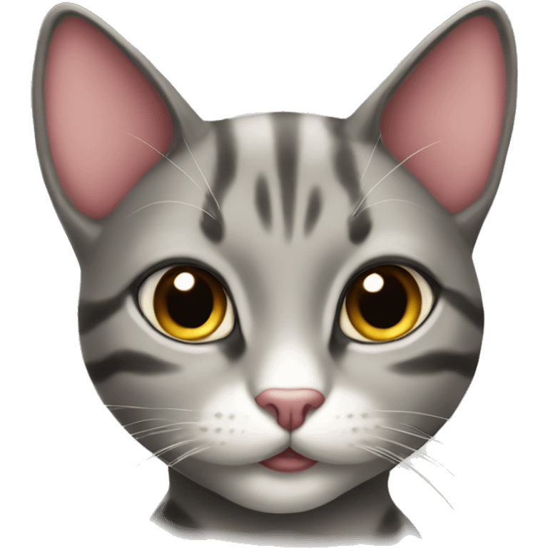 Coquette cat emoji