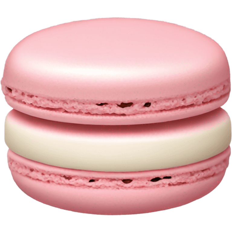 Light pink macaron emoji