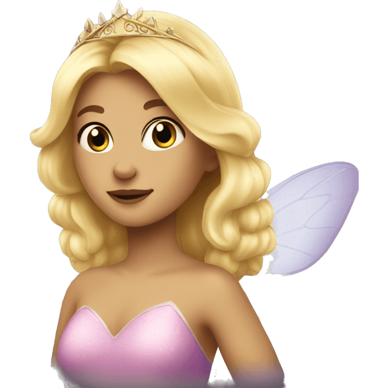 Blonde fairy princess emoji