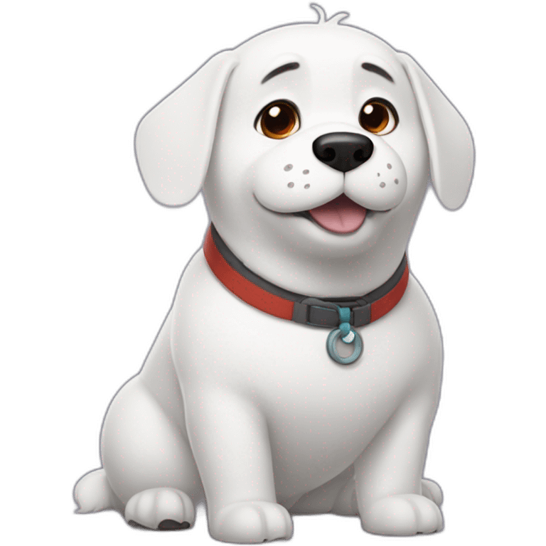 Baymax-dog emoji