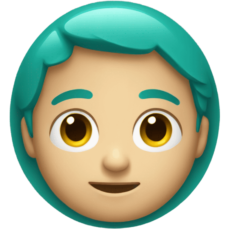 Teal circle emoji