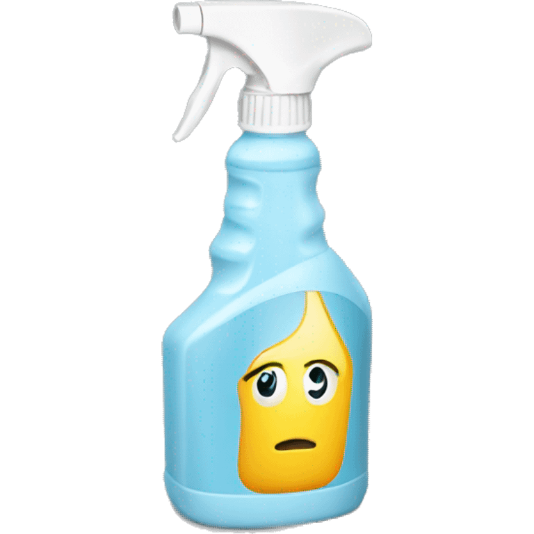 spray bottle disinfectant  emoji