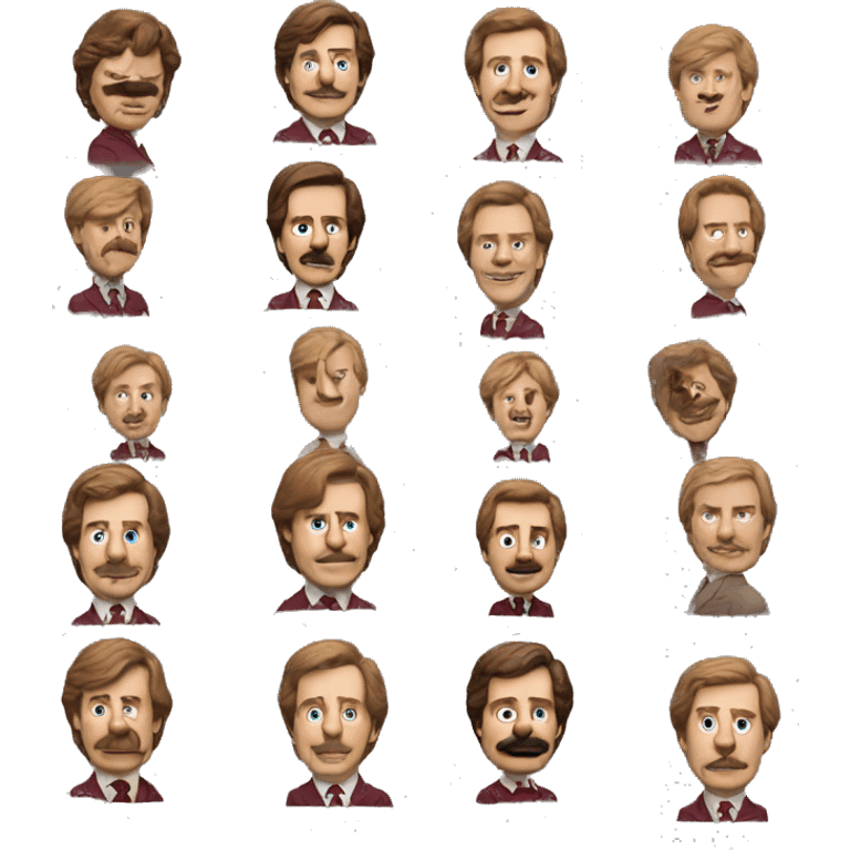 Ron burgundy  emoji