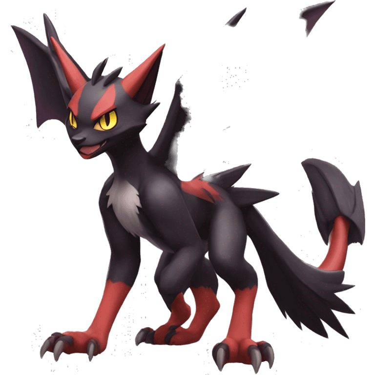 Noivern-Litten-Zoroark full body emoji